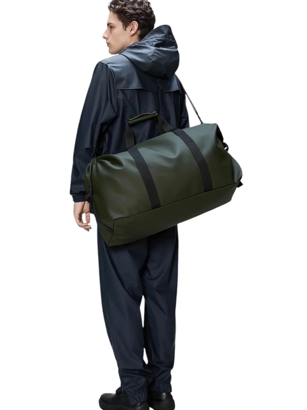 NWT Rains Waterproof Hilo Weekend Duffle Bag W3 14200 Green